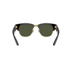 Clubmaster | 901/31 Black on Gold | Green Ray Ban