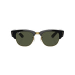 Clubmaster | 901/31 Black on Gold | Green Ray Ban
