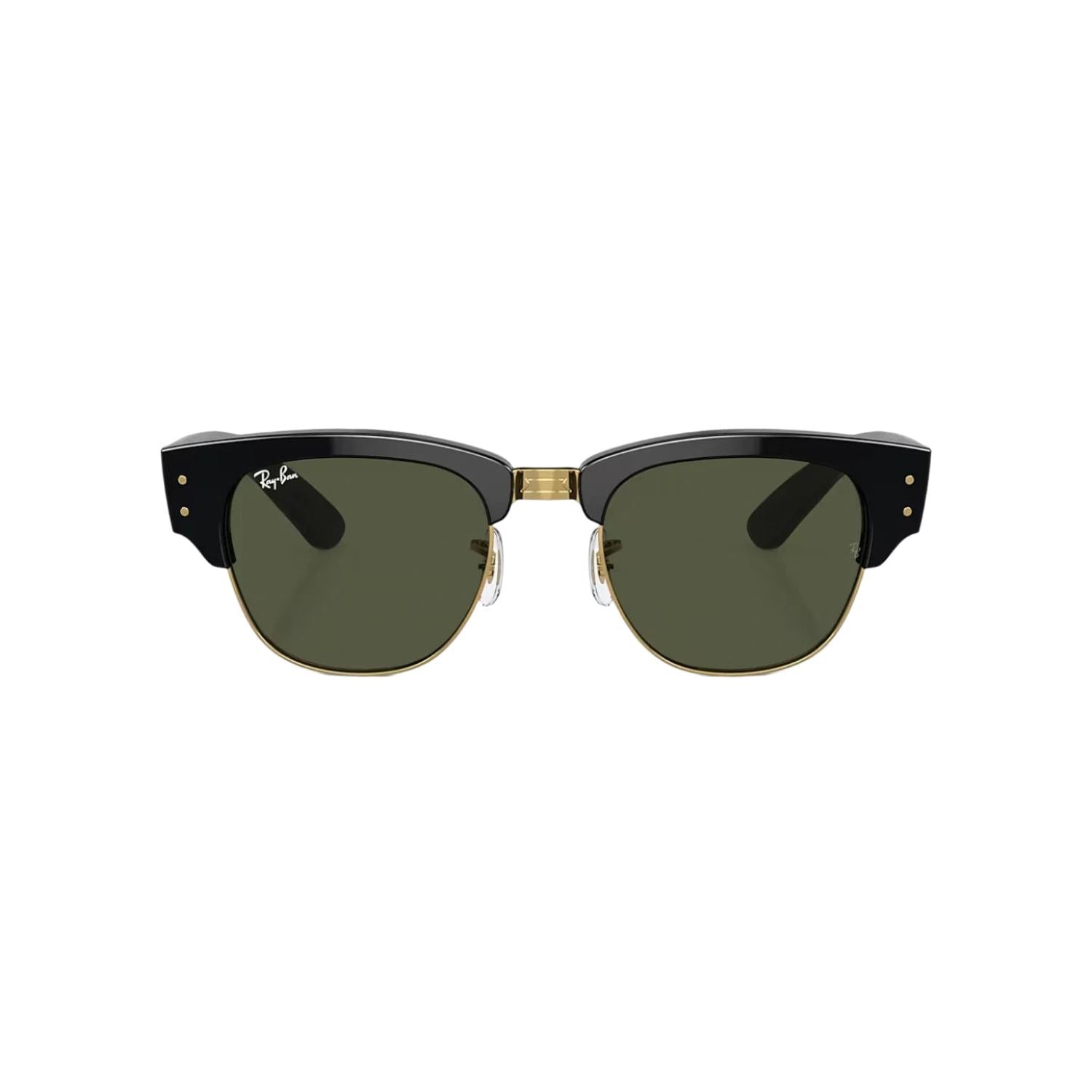 Clubmaster | 901/31 Black on Gold | Green Ray Ban