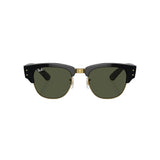 Clubmaster | 901/31 Black on Gold | Green Ray Ban