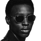 Round Metal | Matte Havana on Silver | Dark Grey Ray Ban