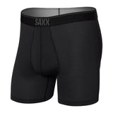 Men’s Quest Quick-Dry Mesh Boxer Brief Fly Saxx - BLK BLACK
