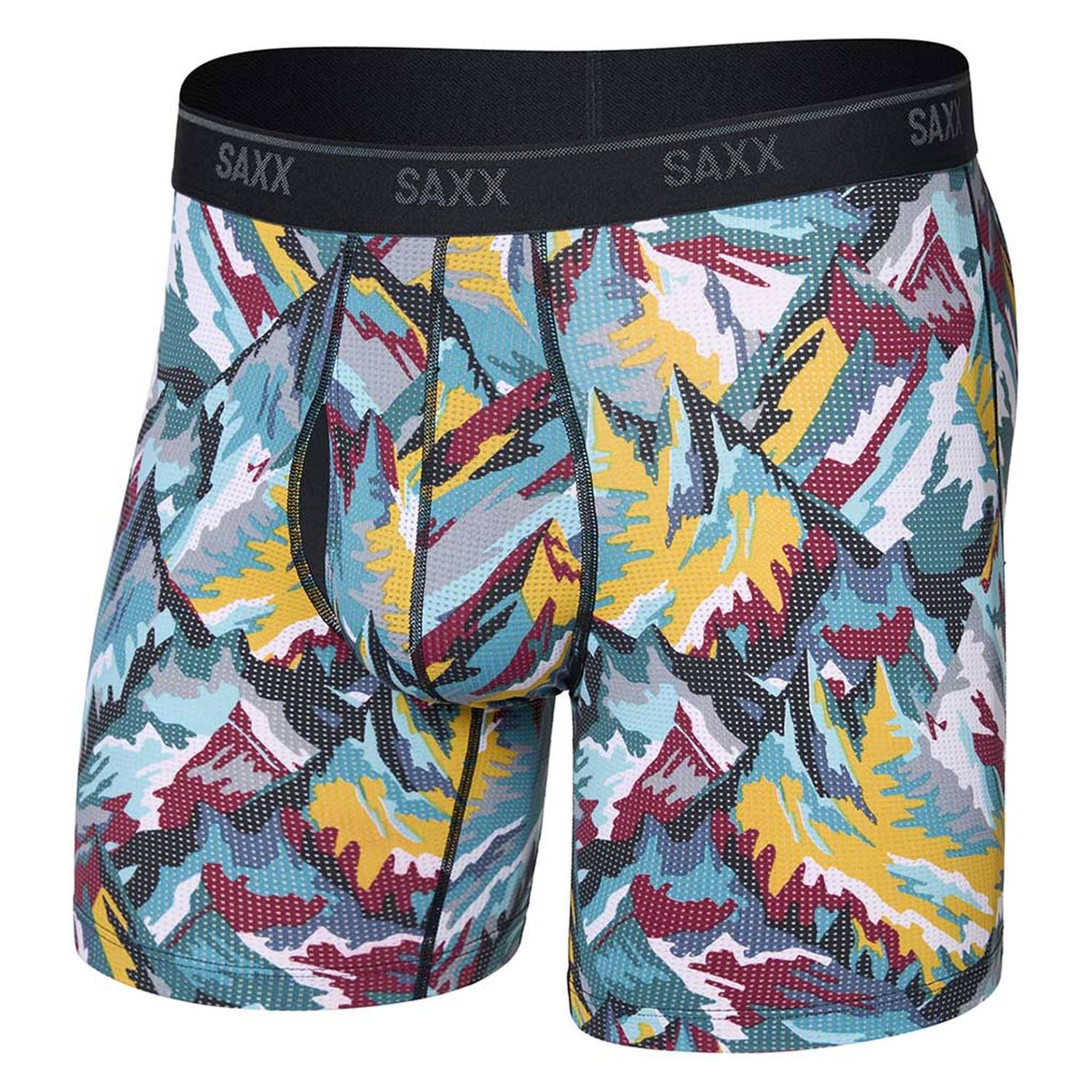 Men’s Quest Quick-Dry Mesh Boxer Brief Fly Saxx - PRM PRISM