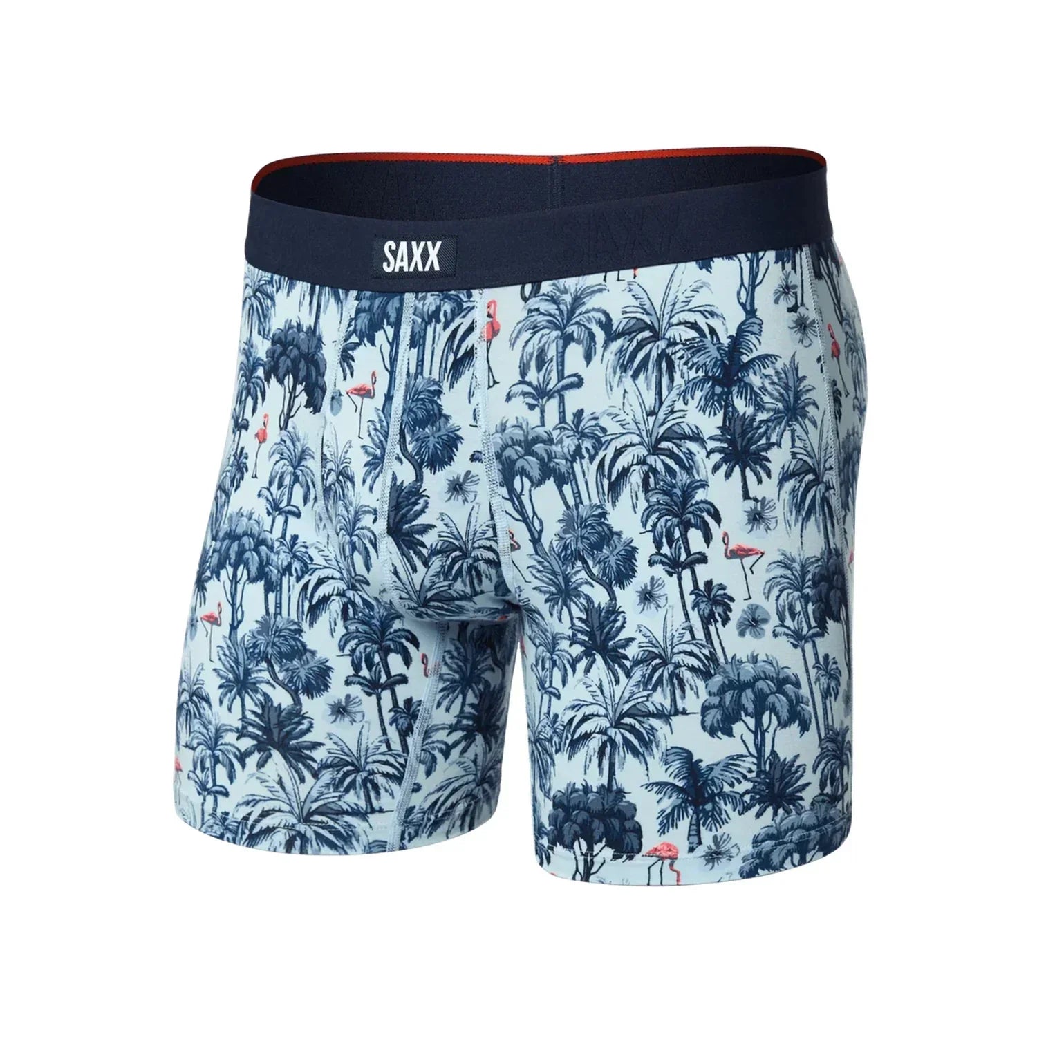 Men’s Vibe Xtra Soft Comfort Boxer Brief 6’’ Saxx - PALM