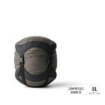Ascent Down Sleeping Bag Long 15F - Rainforest Green Sea