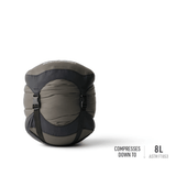 Ascent Down Sleeping Bag Long 15F - Rainforest Green Sea