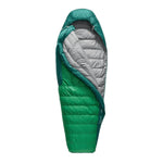 Ascent Down Sleeping Bag Long 15F - Rainforest Green Sea