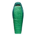 Ascent Down Sleeping Bag Long 15F - Rainforest Green Sea
