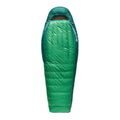 Ascent Down Sleeping Bag Long 15F - Rainforest Green Sea
