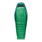 Ascent Down Sleeping Bag Long 15F - Rainforest Green Sea