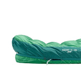 Ascent Down Sleeping Bag Long 30F - Rainforest Green Sea