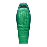 Ascent Down Sleeping Bag Long 30F - Rainforest Green Sea