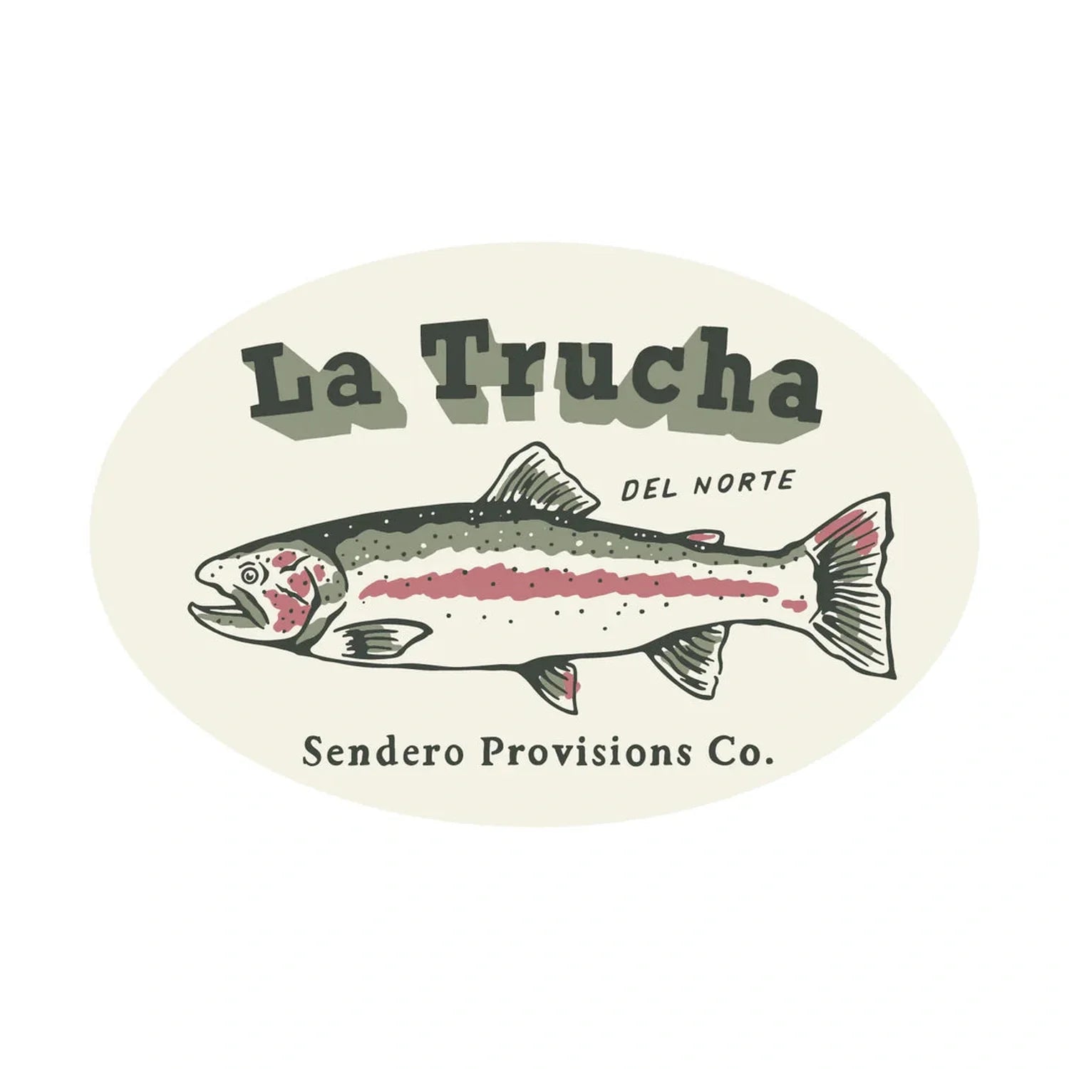 Del Norte Sticker Sendero Provisions Co. - WHITE / OS
