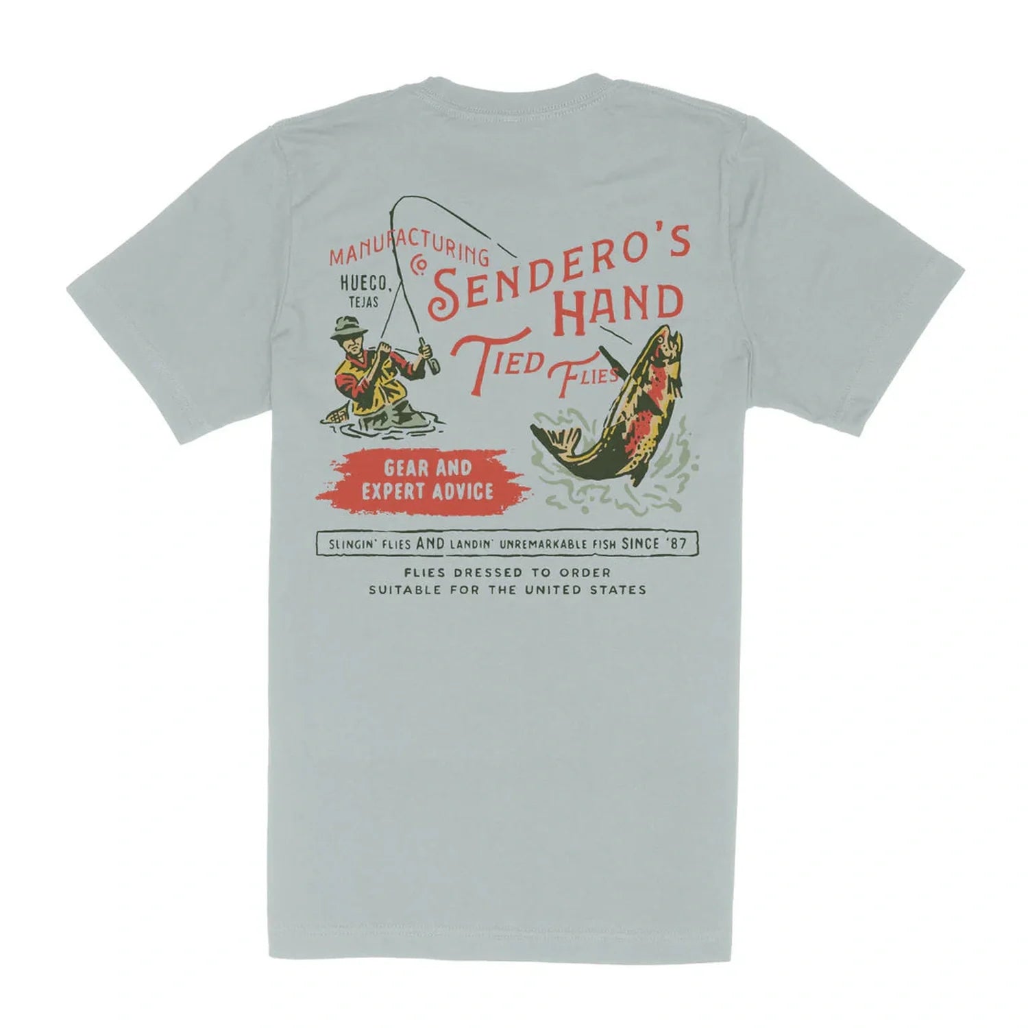 Hand Tied Flies T-Shirt Sendero Provisions Co.
