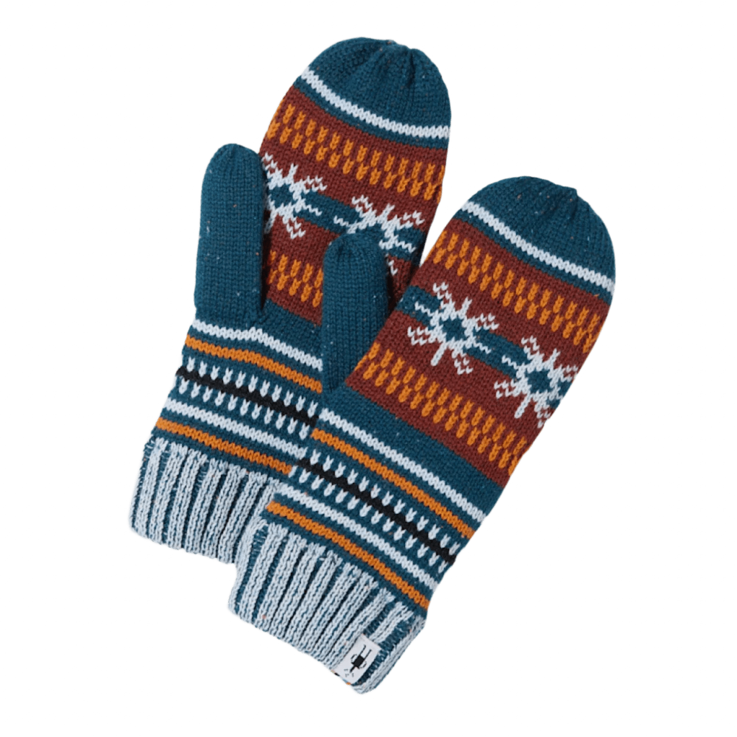 Chair Lift Mitten Smartwool - M58 TWILIGHT BLUE DONEGAL