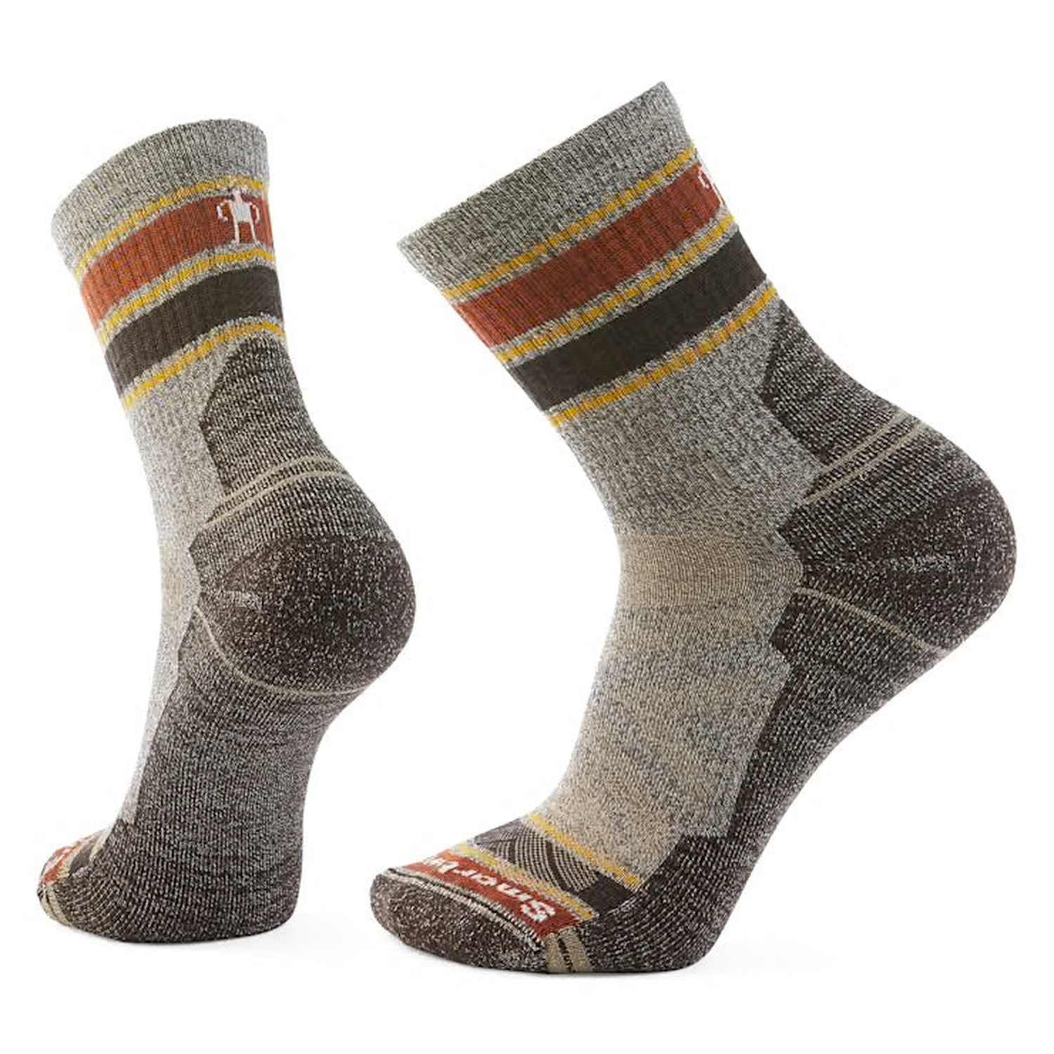 Hike Light Cushion Striped Mid Crew Socks Smartwool - G26
