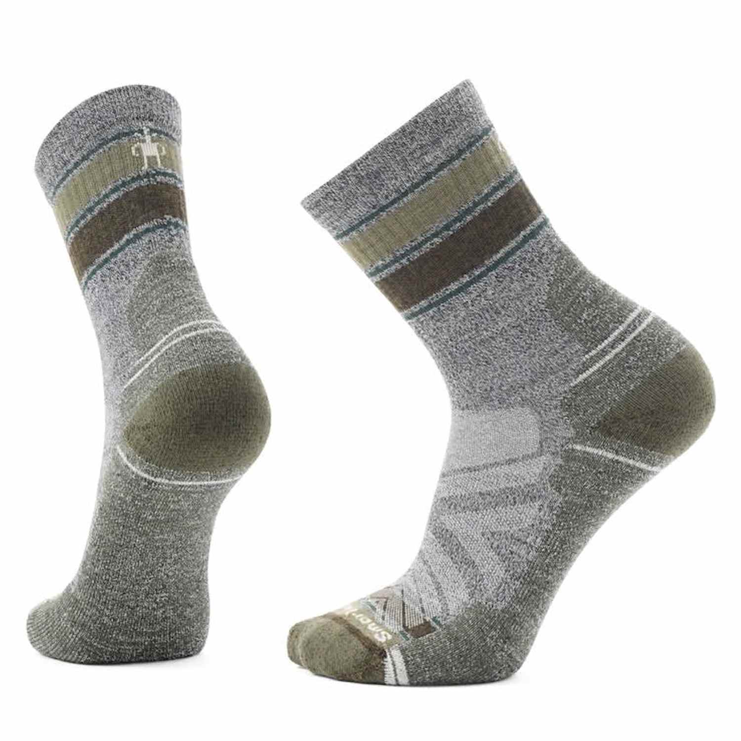 Hike Light Cushion Striped Mid Crew Socks Smartwool - H85