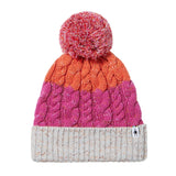 Isto Retro Beanie Smartwool - N71 GARDEN PINK