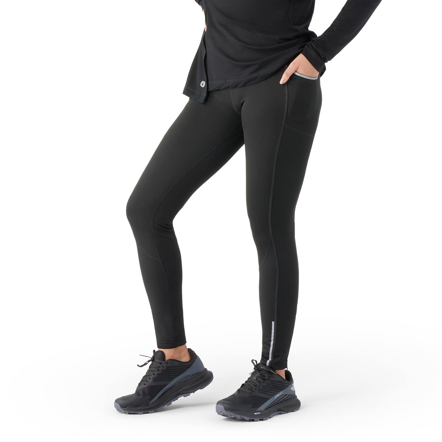 Women’s Active Fleece Tight Smartwool - 001 BLACK / XS