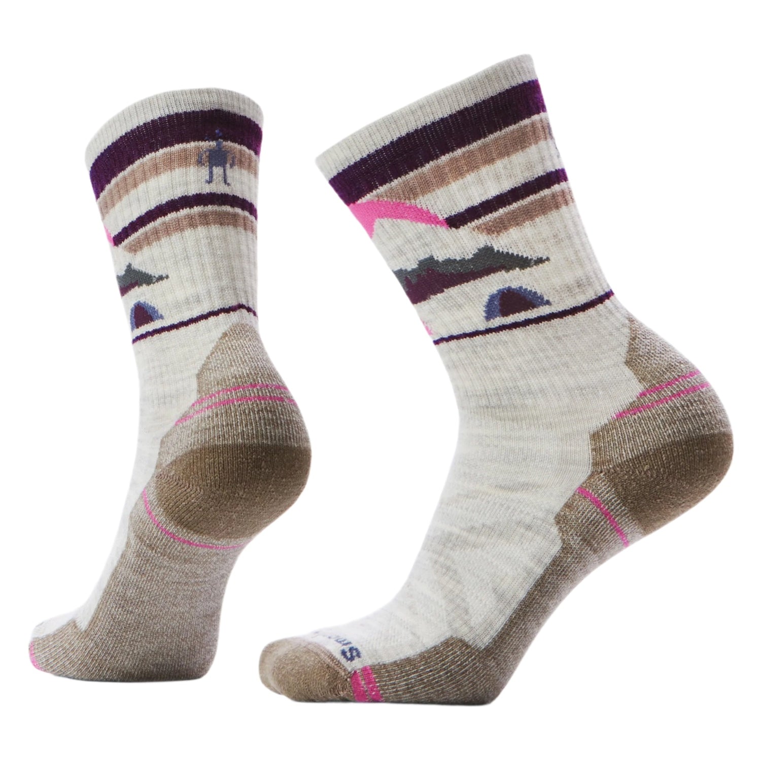 Women’s Hike Light Cushion Mountain Moon Crew Socks