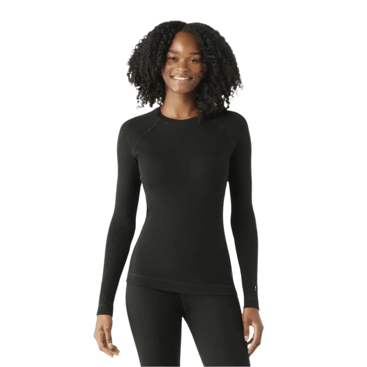 Women’s Merino 250 Baselayer Crew Smartwool - BLACK / XS