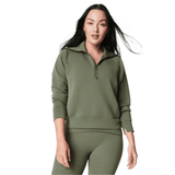 Women’s AirEssentials Half Zip SPANX - CLOVER / XS