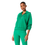 Women’s AirEssentials Half Zip SPANX - FLDGN FIELD GREEN
