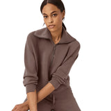 Women’s AirEssentials Half Zip SPANX - SMOKE / XS