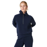 Women’s AirEssentials Half Zip SPANX - TIMELESS NAVY / XS