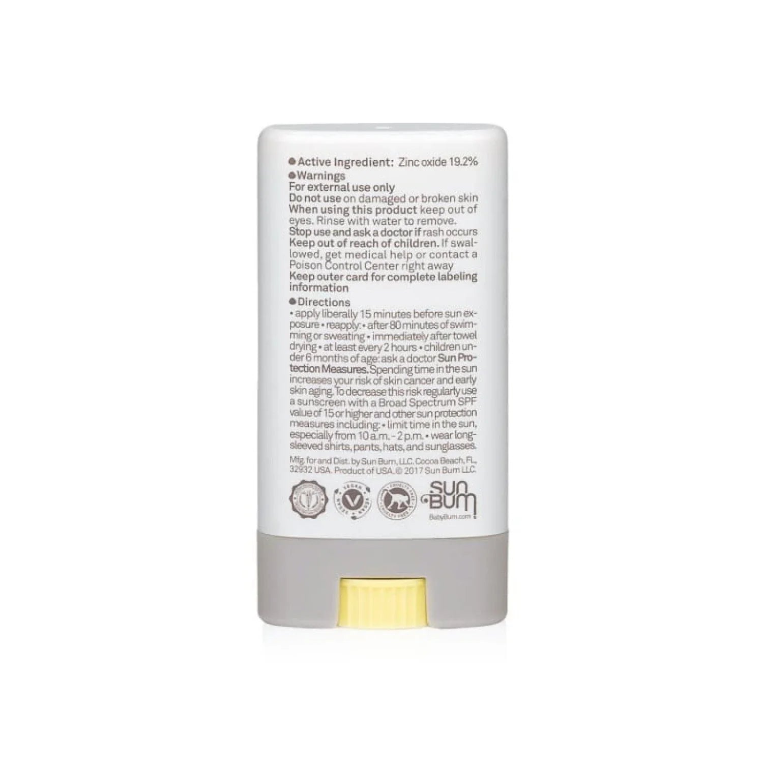 Baby Bum SPF 50 Mineral Sunscreen Face Stick - Fragrance