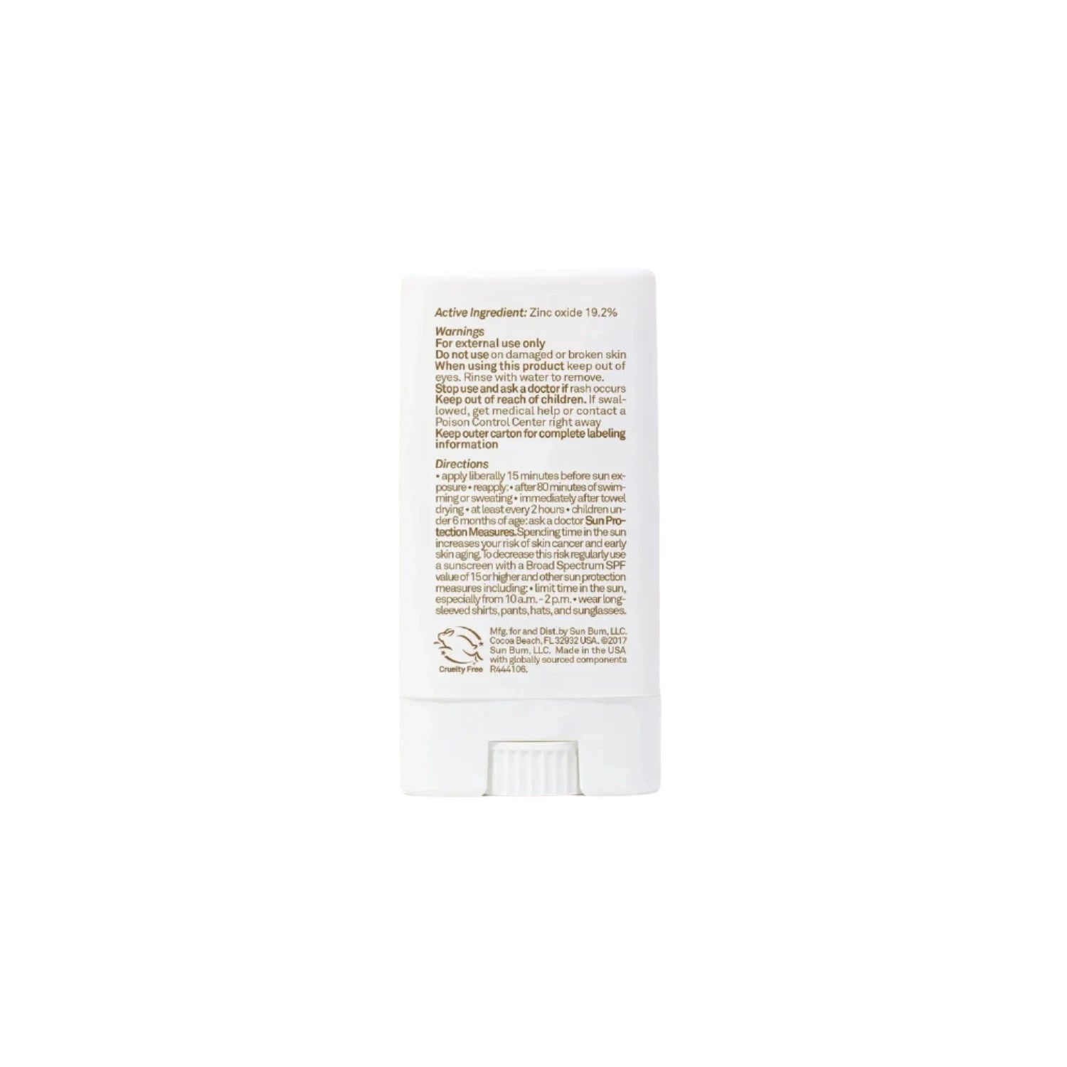 Mineral Face Stick | SPF 50 |.45OZ Sun Bum
