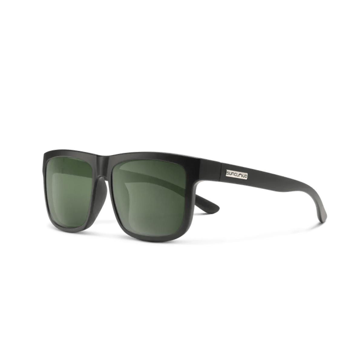 Quiver Suncloud Optics - MATTE BLACK / POLARIZED GRAY GREEN