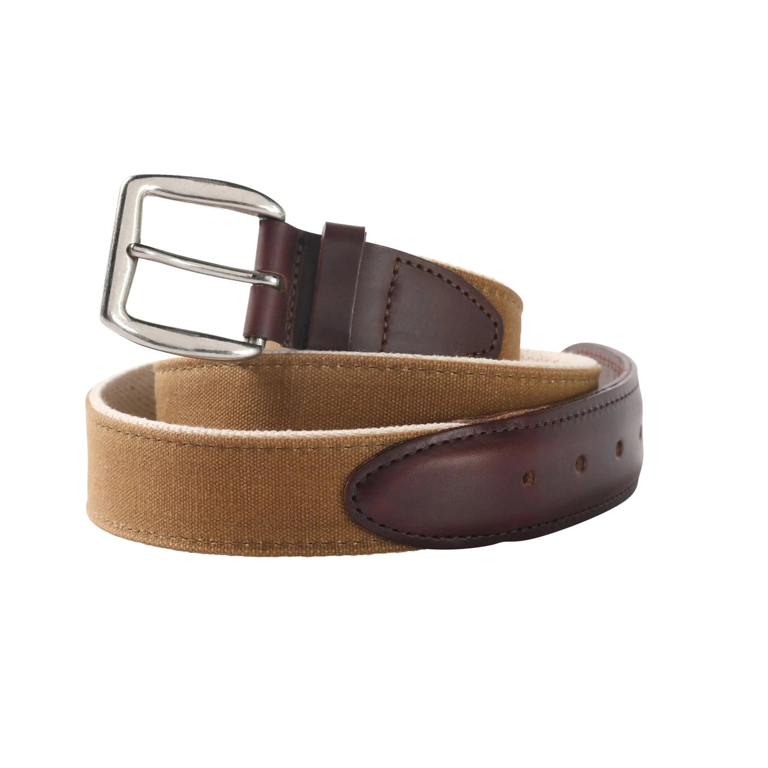 Waxed Canvas Belt Duck Head - 144 TAN / 30
