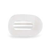 Flat Round Clip Teleties - COCONUT WHITE / LARGE