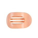 Flat Round Clip Teleties - PEACH FUZZ / LARGE
