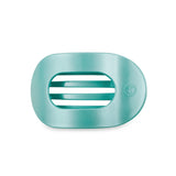 Flat Round Clip Teleties - TOTALLY TURQUOISE / LARGE