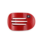 Flat Round Clip Teleties - UGA / LARGE