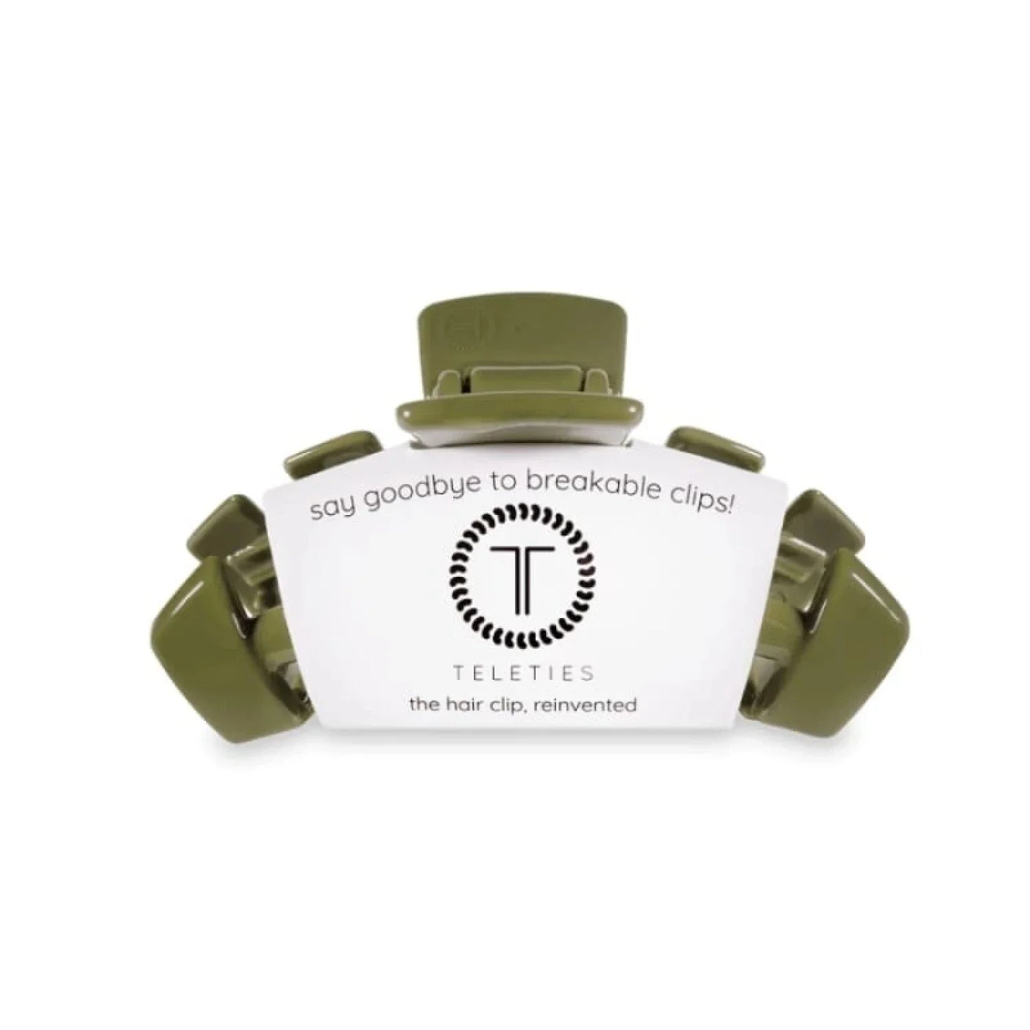 Hair Clip Teleties - CLASSIC OLIVE / MEDIUM