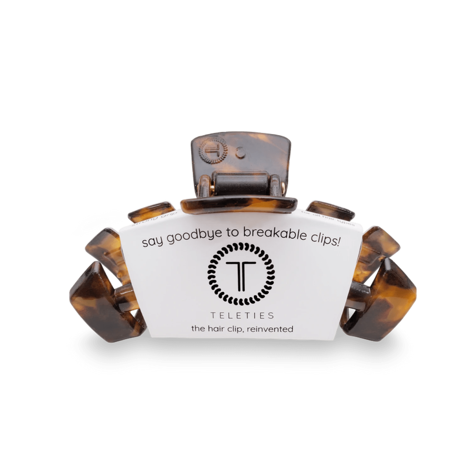 Hair Clip Teleties - CLASSIC TORTOISE / MEDIUM