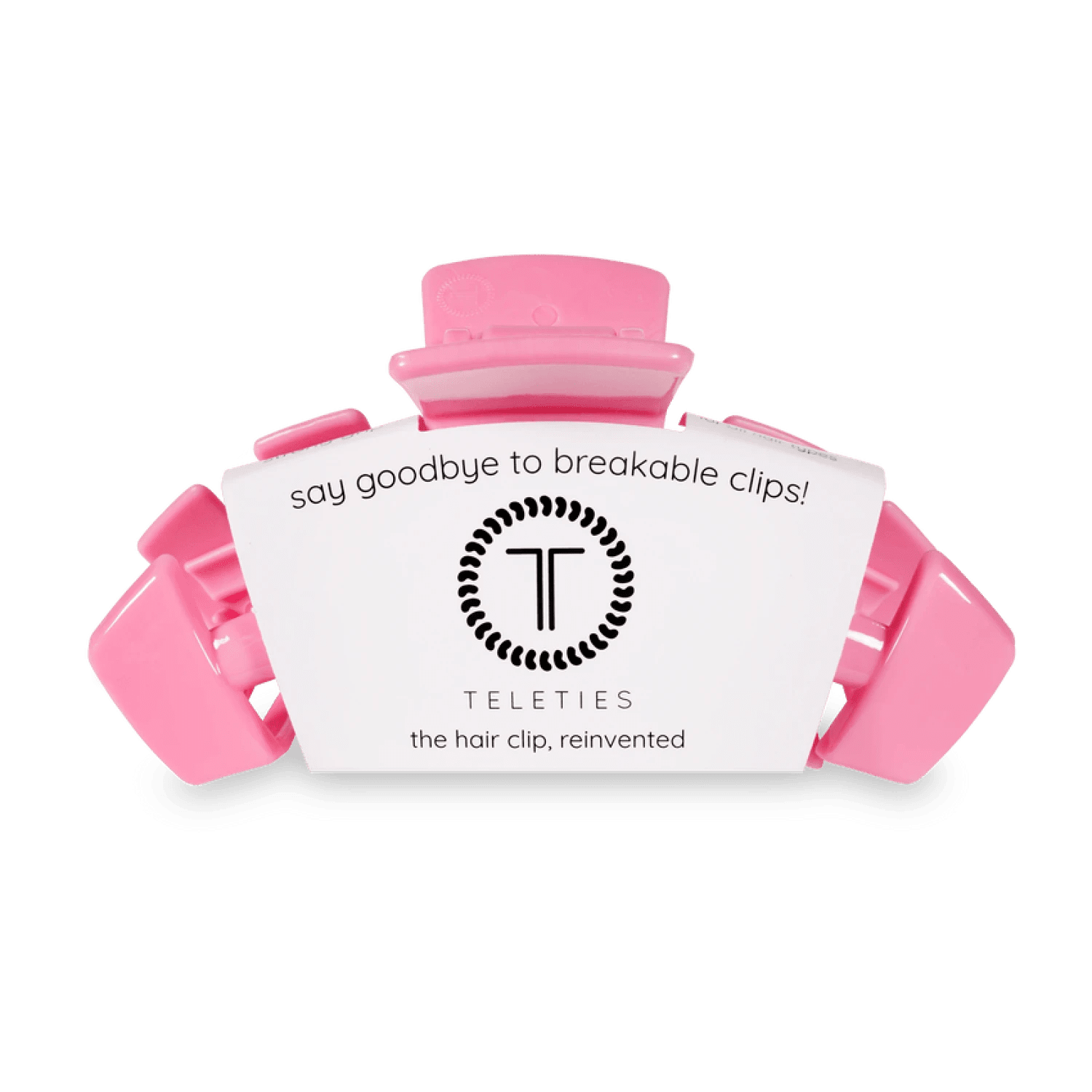 Hair Clip Teleties - PEONIES / LARGE