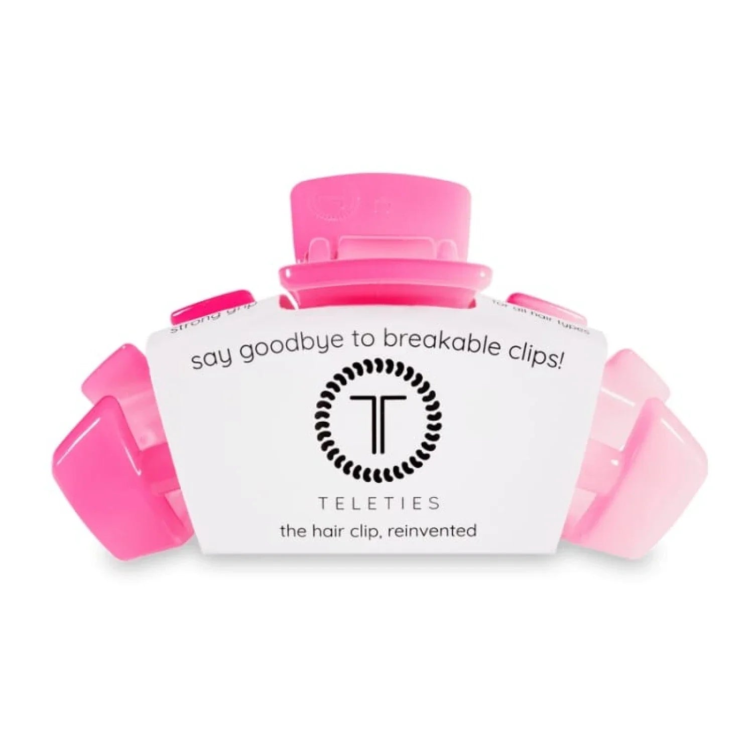 Hair Clip Teleties - PINK OMBRE / TINY