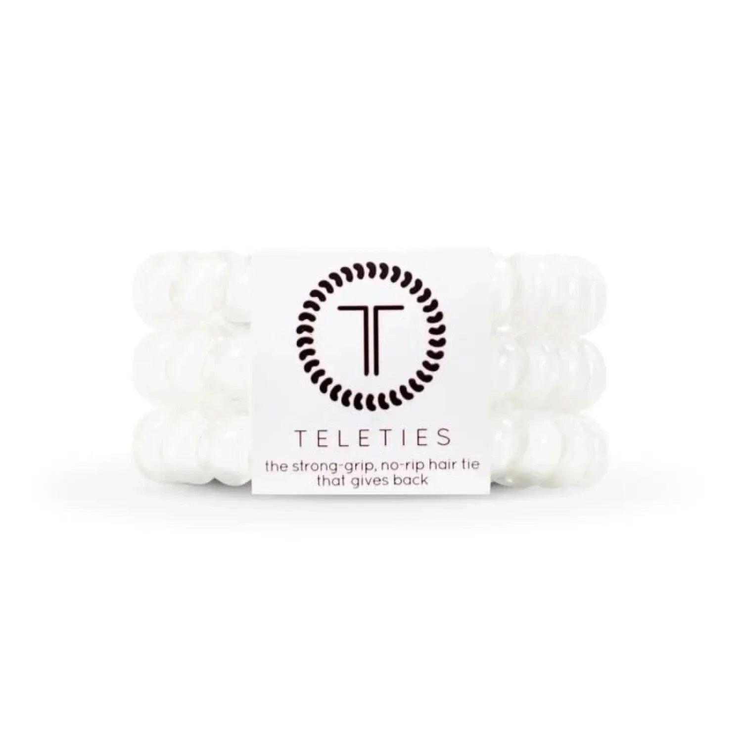 Large Teleties - COCONUT WHITE