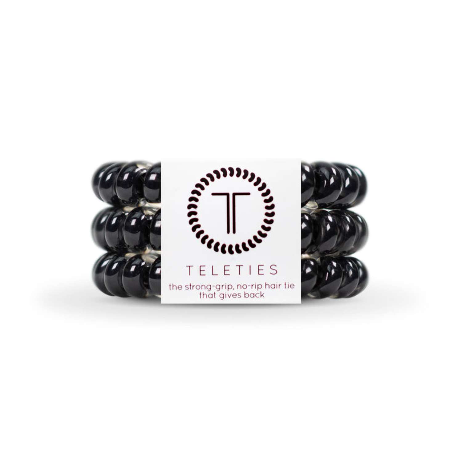 Large Teleties - JET BLACK
