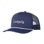Cocktails | Foam Trucker Hat Toes On The Nose - NAVY