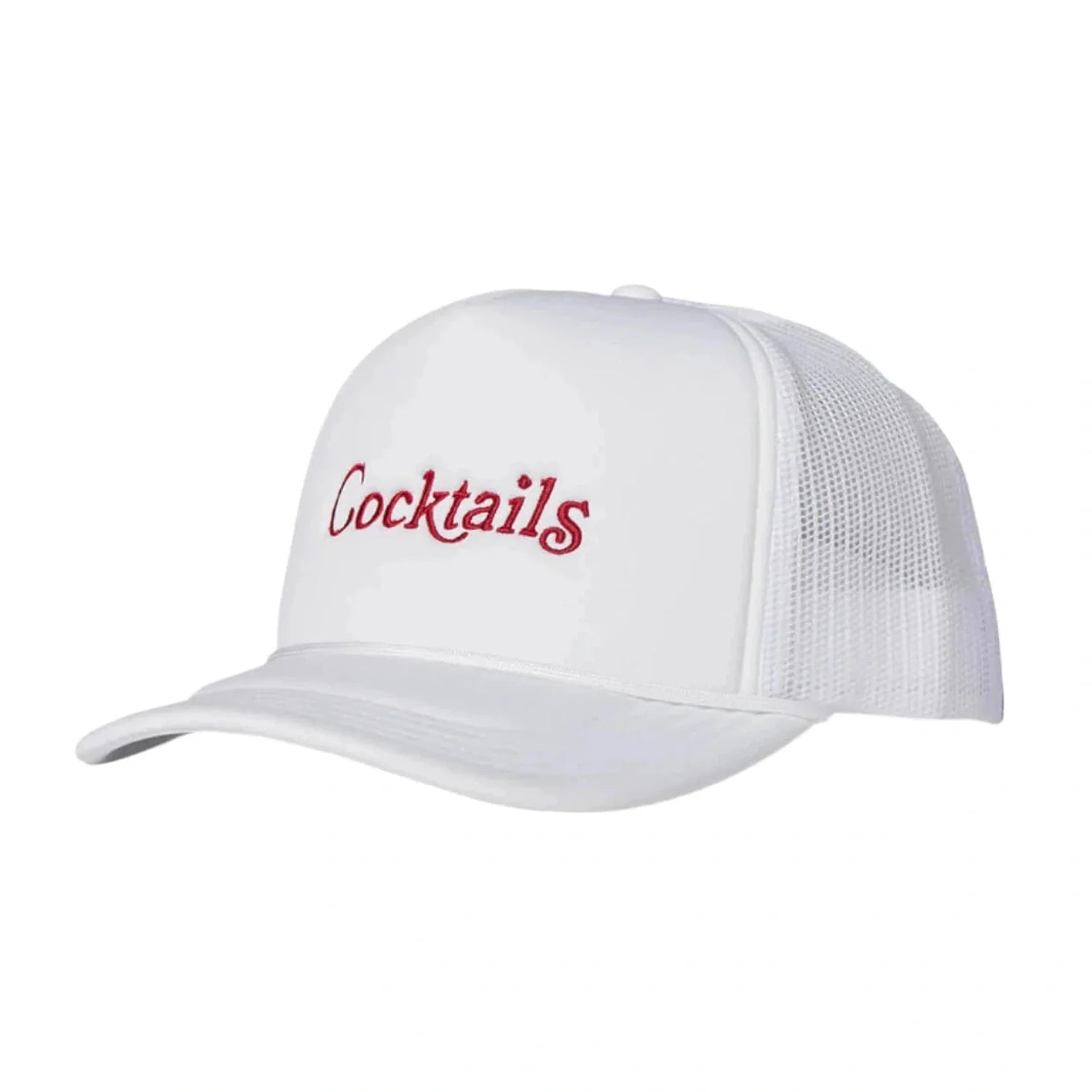 Cocktails | Foam Trucker Hat Toes On The Nose - WHITE