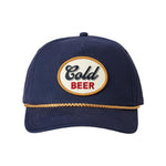 Men’s Cold Beer Hat Toes On The Nose - NAVY