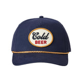 Men’s Cold Beer Hat Toes On The Nose - NAVY