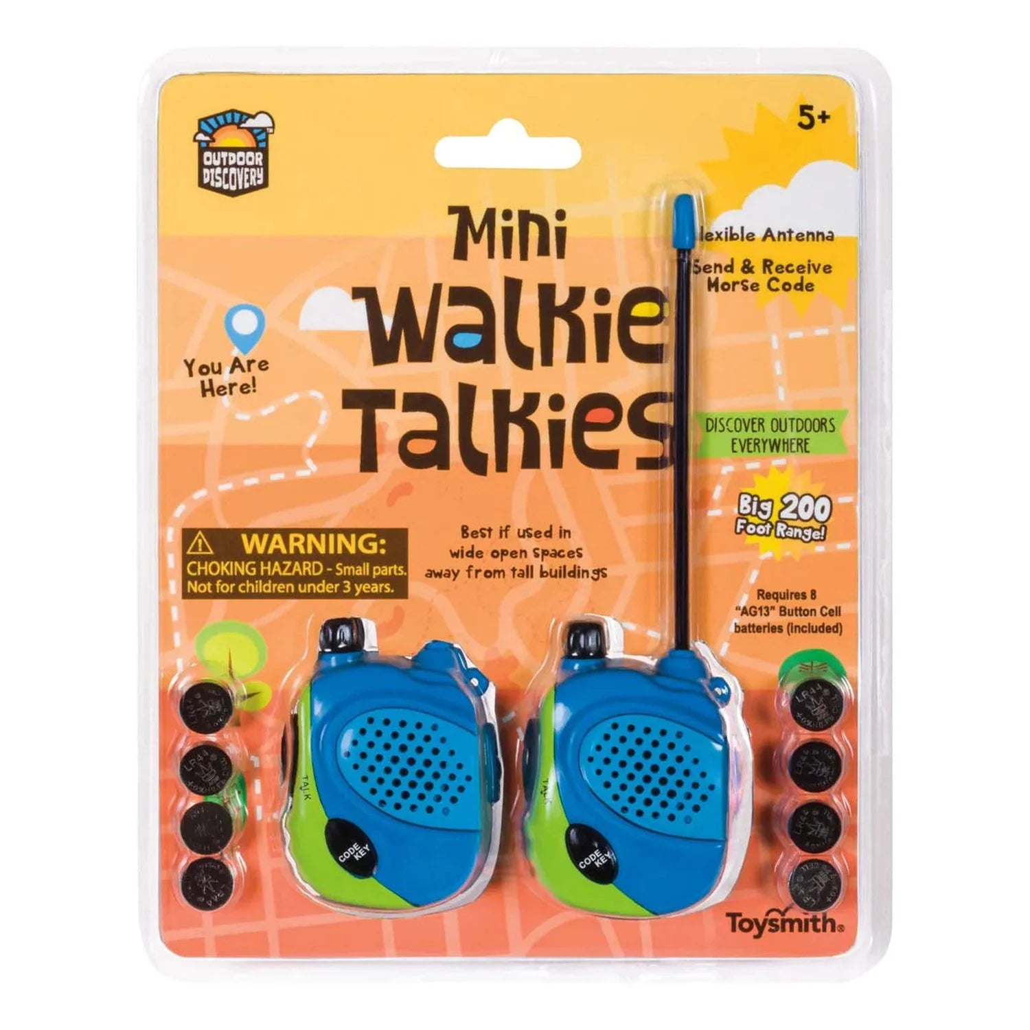 Outdoor Discovery Mini Walkie Talkie Toysmith