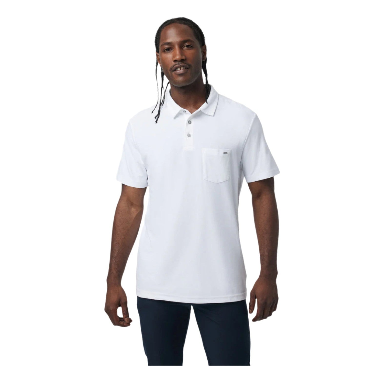 Men’s Ace Polo Vuori - WHT WHITE / S