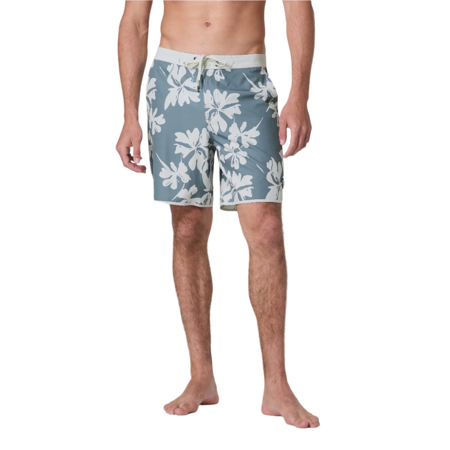 Men’s Cruise Boardshort Vuori - DBP DUSTY BLUE PLUMERIA / 28